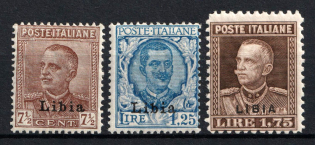 1928-30 Libya, Italian Colonies (SG 65 - 67, Full Set, CV $250)
