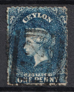 1864 1d Ceylon, British Colonies (SG 49, Used)