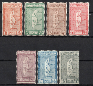 1926 Oltre Giuba (Jubaland), Italian Colonies (SG 54 - 60, Full Set, CV $20)