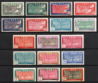 1926-38 Togo, French Colonies (Mi. 85 - 101, CV $50)