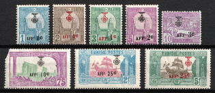 1923 Tunisia, French Colonies, Semi-Postal Stamps (Sc. B20 - B24, B33, B35, B36, CV $110)