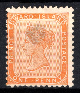 1863 1d Prince Edward Island, Canada, British Colonies (SG 9, CV $80)