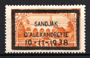 1938 4pia Alexandretta, French Colonies (Sc. 16, CV $40)