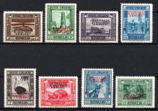 1934 Somalia, Italian Colonies (SG 179 - 186, Full Set, CV $140, MNH)