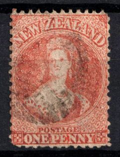1866 1d New Zealand, British Colonies (SG 111, Used, CV $60)