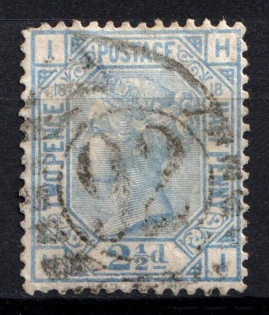 1880 2.5d Great Britain (SG 142, Used, CV $70)