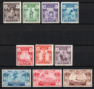 1931 Tripolitania, Italian Colonies (SG 123 - 131, E132, Full Set, CV $170)