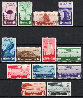 1933 Tripolitania, Italian Colonies (SG 158 - 170, Full Set, CV $665)