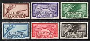1933 Tripolitania, Italian Colonies, Airmail (Scott C21 - C26, Full Set, CV $145, MNH)