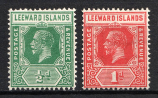 1931-32 Leeward Islands, British Colonies (SG 82 - 83, CV $90)