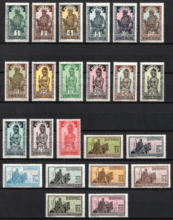1928 Upper Volta, French Colonies (Sc. 43 - 65, Full Set, CV $95)
