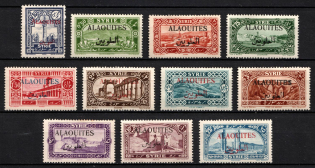 1925 Alawites, French Mandate (Sc. 25, 27, 28, 30 - 36, CV $40)