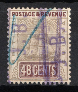 1905-07 48c British Guiana, British Colonies (SG 247, Used, CV 70$)