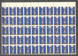 Poland Red Cross Block Sheet