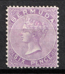 1903 6d Bermuda, British Colonies (SG 10 a, CV $30)
