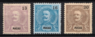 1898-1903 Macao, Portuguese Сolonies (Scott 92, 95, 97, CV $70)