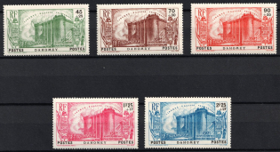 1939 Dahomey, French Colonies, Semi-Postal Stamps (Sc. B3 - B7, CV $65)