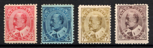 1903-12 Dominion of Canada, British Colonies (SG 176, 178, 180, 182, CV $500)