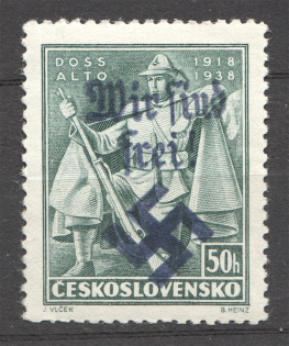 1938 Germany Occupation Sudetenland (CV $320, Signed, MNH)