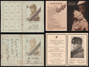 1939-1945 Fascist Italy WWII Documents