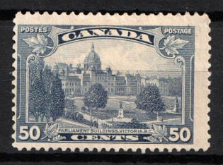 1935 50c Dominion of Canada, British Colonies (SG 350, CV $40)