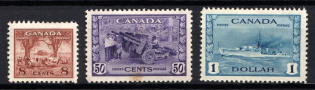 1942-48 Dominion of Canada, British Colonies (SG 382, 387 - 388, CV $120)