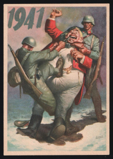 1939-1945 'Afterwork Armed Forces O. N. D' Italy WWII Fascist Propaganda Postcard