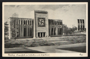 'City of the Nazi Party Rallies Nuremberg', Propaganda Postcard, Third Reich Nazi Germany
