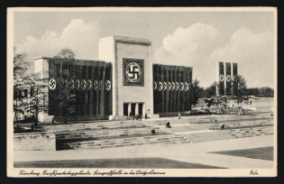 'City of the Nazi Party Rallies Nuremberg', Propaganda Postcard, Third Reich Nazi Germany