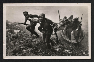 1941 'German Wehrmacht', Propaganda Postcard, Third Reich Nazi Germany