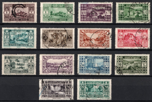 1930 - 1935 Lebanon, French Colonies (Sc. 119 - 131, Used, CV $30)
