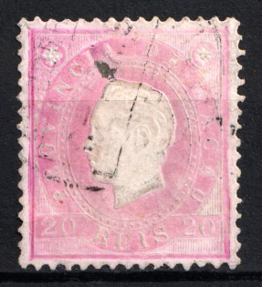 1887 Sao Tome and Principe, Portuguese Сolonies (Scott 17a, Used, CV $110)