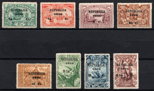 1913 Tete, Mozambique, Portuguese Сolonies (Scott 9 - 16, Full Set, CV $35)