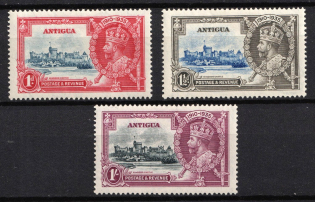 1935 Antigua, British Colonies (SG 91 - 92, 94, CV $20)