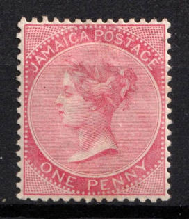1885 1d Jamaica, British Colonies (SG 18, CV $110)