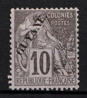 1892 Guiana, French Colonies (Sc. 22, CV $70)