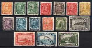 1930-31 Dominion of Canada, British Colonies (SG 288 - 303, Full Set, Used, CV $130)