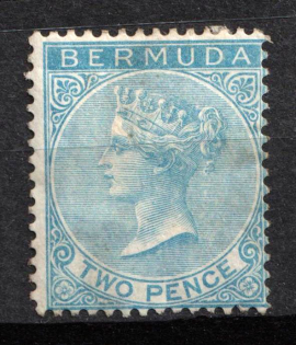 1877 2d Bermuda, British Colonies (SG 4, CV $770)