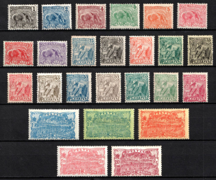 1905-28 Guiana, French Colonies (Sc. 51 - 56, 58, 59, 61, 63, 65 - 68, 72, 73, 75 - 77, 79 - 81, 83, 86, CV $45)
