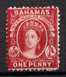 1863 1d Bahamas, British Colonies (SG 21, Signed, CV $170)