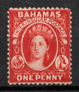 1877 1d Bahamas, British Colonies (SG 33, Certificate, CV $110)