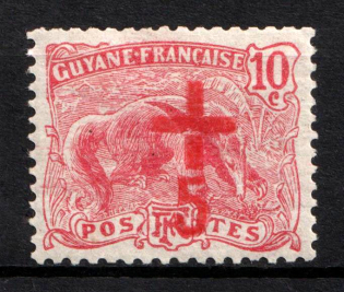 1915 Guiana, French Colonies (Sc. B1, CV $20)