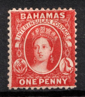 1882 1d Bahamas, British Colonies (SG 40, Certificate, CV $80, MNH)
