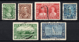 1935 Dominion of Canada, British Colonies (SG 335 - 340, Full Set, Used, CV $45)