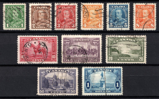 1935 Dominion of Canada, British Colonies (SG 341 - 351, Full Set, Used, CV $45)