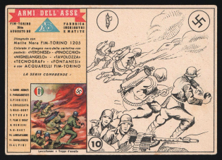 1939-1945 'Axis Weapons' Italy WWII Fascist Propaganda Postcard