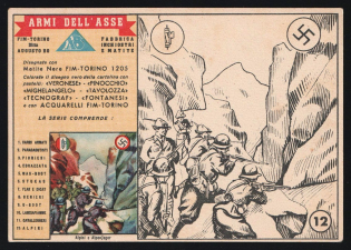 1939-1945 'Axis Weapons' Italy WWII Fascist Propaganda Postcard