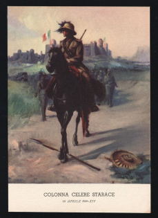 1939-1945 'Starace Celebration Column 12 April 1936-XIV' Italy WWII Fascist Propaganda Postcard