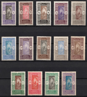 1913 - 1939 Dahomey, French Colonies (Sc. 42 - 44, 46, 51, 54, 56, 60, 63 - 64, 67, 73, 75, 86, CV $20)