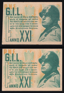 1939-1945 Fascist Italy WWII Documents